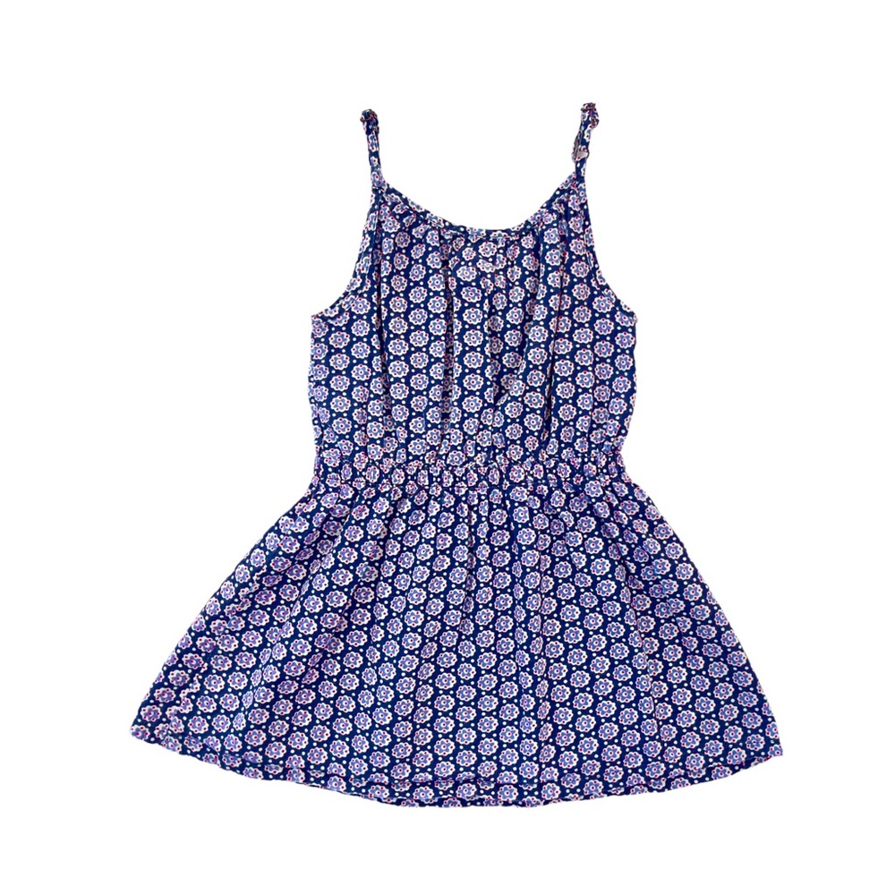 Peek: Blue and Red Print Dress.